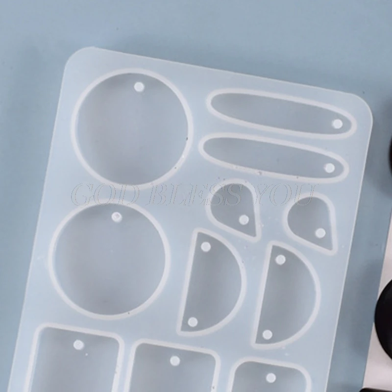 Earrings Dangler Casting Silicone Mould DIY Crafts Jewelry Pendant Making Tools Crystal Epoxy Resin Mold
