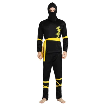 

Carnival Carnival Stage Performance Costume Cool Samurai Adult Men's Huanglong Ninja Holiday DS Performing Costumes Movie & TV