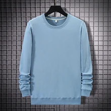 Crewneck moletom masculino 2021 oversized algodão hoodie streetwear pullovers roupas de treino masculino