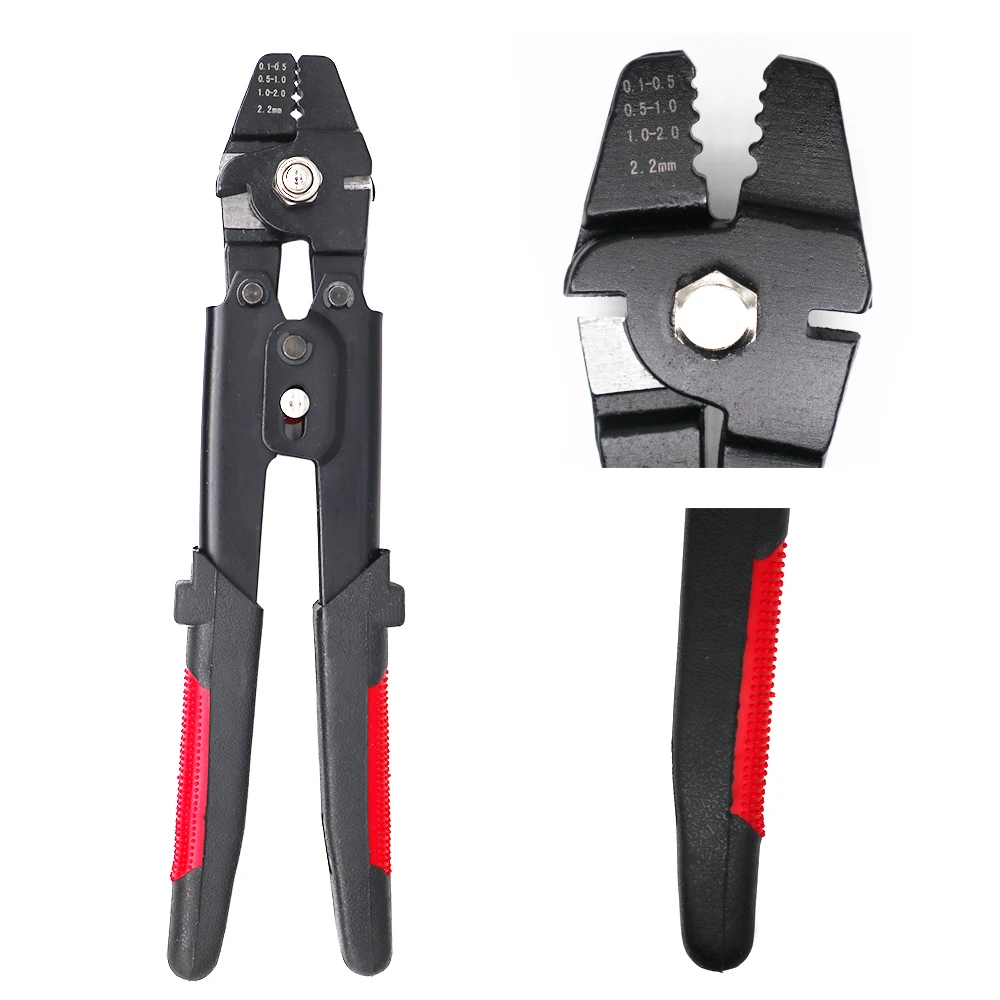 Wire Rope Crimping Tool with 150 Aluminium Ferrules Easy Fishing Tackle