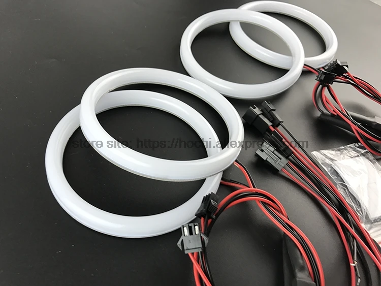 HochiTech молочно-белый SMD Хлопковый чехол angel eyes halo Кольцо Комплект фары дневного света для Mercedes-Benz GL-Class X164 GL450 2007-2012