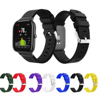 

Newest ALLOYSEED Silicone Replacement Sport Watch Band Wrist Strap for Huami Amazfit GTS Width 22mm Watch Accessories Dropship