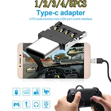 5 шт. Мини OTG type-C к USB 3,0 мобильный телефон U диск ридер планшеты адаптер OTG кабель конвертер для samsung S9 One Plus 5T OTG