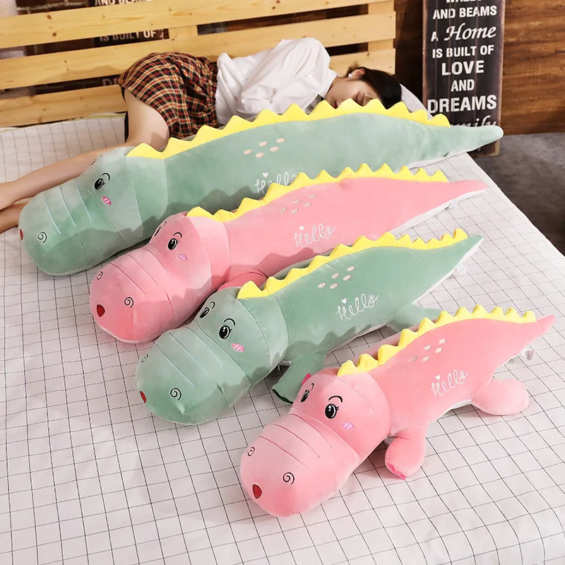 Детская одежда на рост 80, 100 см Kawaii Лежа плюшевые игрушки, динозавр для маленьких детей милые Мультяшные игрушечные животные куклы бойфренд подушка День рождения девочки подарок