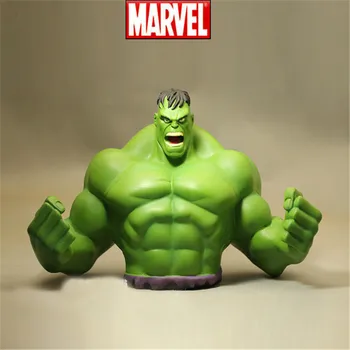 

Disney Marvel Avengers Hulk 18cm Piggy Bank Action Figure Anime Decor PVC Collection Figurine Toy Model For Children Gift M5122