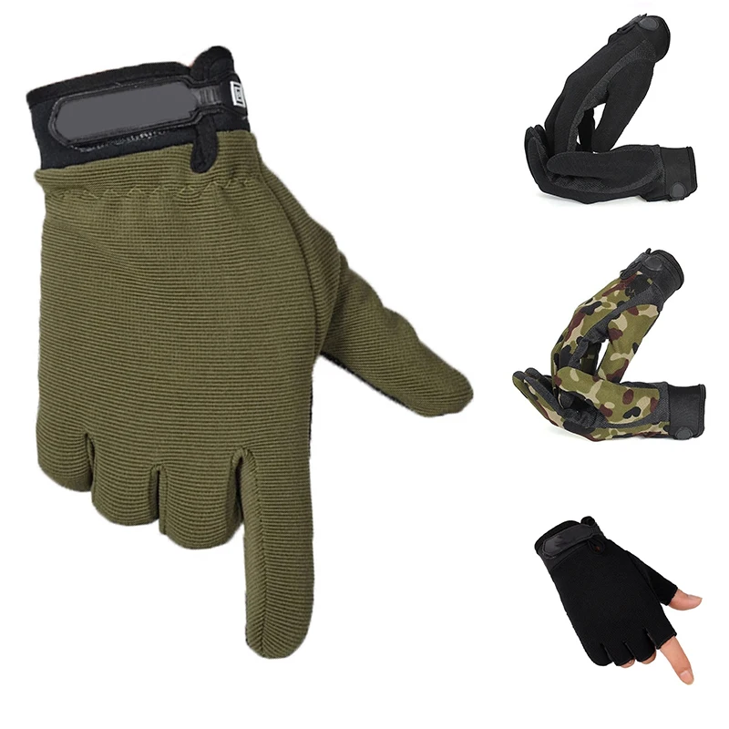 Tactical Gloves Summer Men's Lightweight Breathable Outdoor Cycling Fishing Sports Nonslip