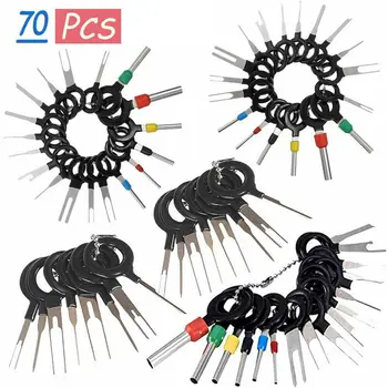 

70 PCS Removal Pin Ejector Kit Connector Release Puller Automotive Auto Terminal