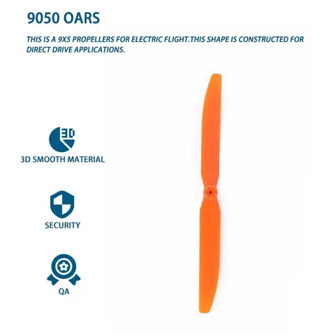 New Orange 9X5 Direct Drive EP9050 Propeller Park Flyer RC PROP Airplane aircraft 2252110maxmm title=