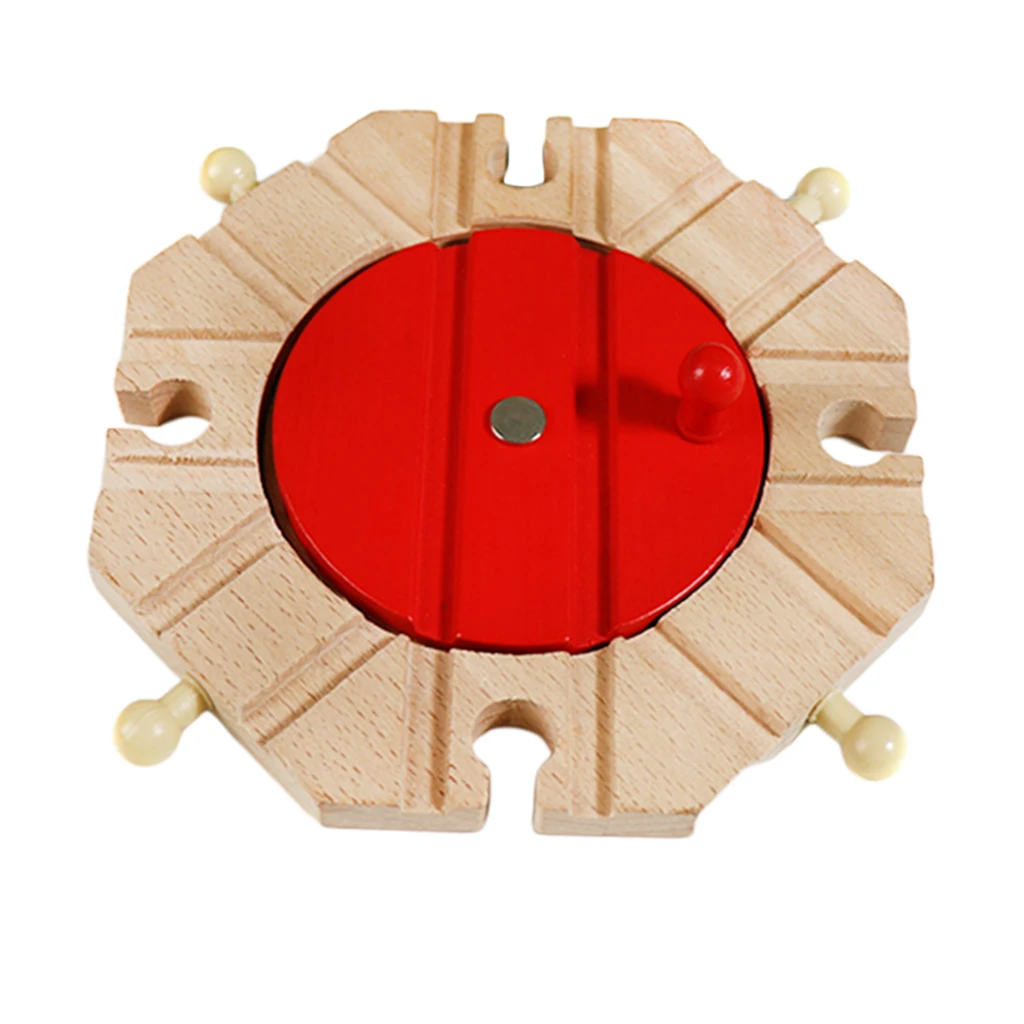Wooden Railway Building Kits Hobbies  Compatible Accessories Turntable