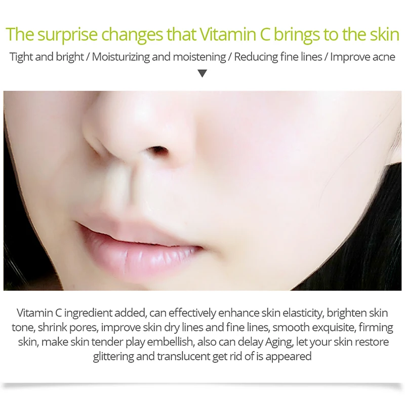 VIBRANT GLAMOUR Vitamin C Whitening Face Serum Hyaluronic Acid Cream Remover Acne Treatment Fade Dark Spots Anti-Aging Skin Care VIBRANT GLAMOUR Vitamin C Whitening Face Serum Hyaluronic Acid Cream Remover Acne Treatment Fade Dark Spots Anti-Aging Skin Care