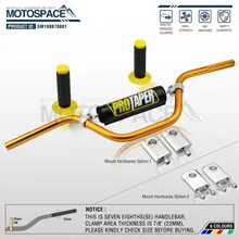 Руль для про тэйпер пакет Bar1-1/" SE семь восьмых ручки Пит Pro Гонки Dirt Pit Bike мотоцикл с адаптер cnc