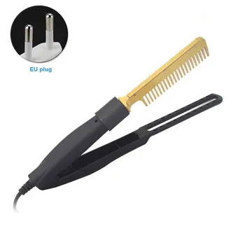 

Women Men Hair Straightener Comb Convenient Styling Tools Fast Heating Travel Portable Handheld Home Hair Straightener Comb L717