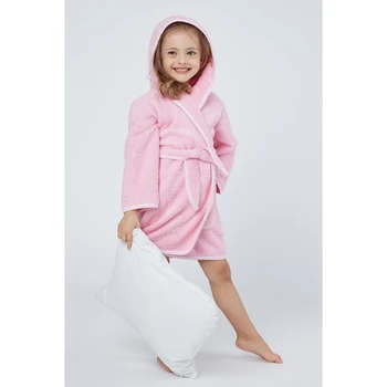 

Terry dressing gown for girls, height 110-116 cm, color pink K07 1594752