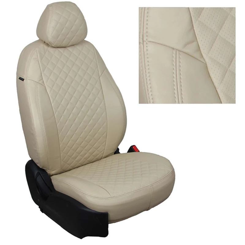 Авточехлы из экокожи АВТОПИЛОТ официальный магазин For Hyundai Solaris Creta Tucson Elantra SantaFe 2000-2019г. №1 в Россия