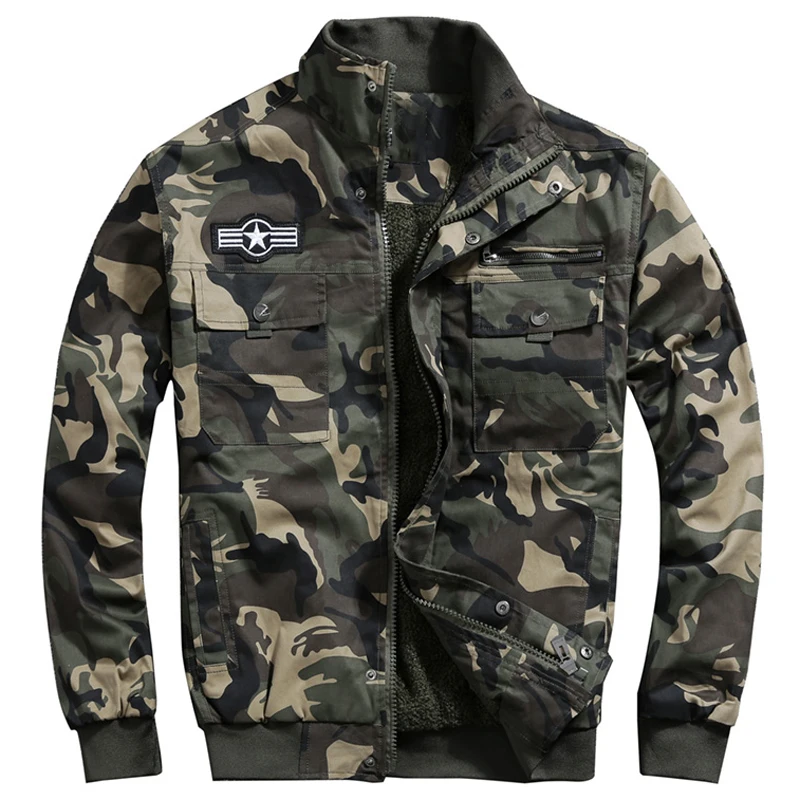 Abrigos militares para hombre, chaqueta cálida camuflaje para exteriores, 4XL talla otoño e invierno, XXXXL - AliExpress Ropa de hombre