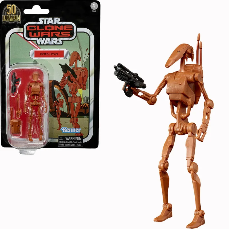 

Original 3.75-Inch Star Wars The Vintage Collection Battle Droid Toy Star Wars: Clone Wars Collectible Figure Toys for Kids