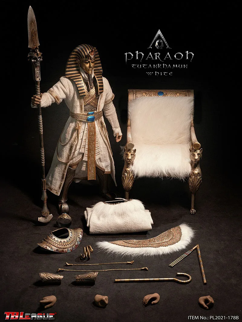 Figura de Ação Brinquedos para Fãs em Estoque Tblpl2022-178 Faraó Tutankhamon 12 Soldier Soldado Masculino Modelo Boneca Conjunto Completo Coleção 1 - 6 24 ação modelo boneca conjunto completo brinquedos para fãs coleção