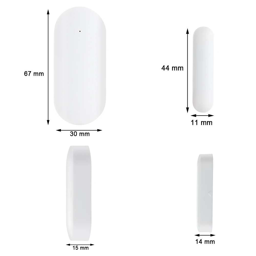Awaywar 433MHz Wireless Security Burglar Alarm System strobe siren kit PIR Motion/Door Sensor Fire Smoke Detector for Smart Home
