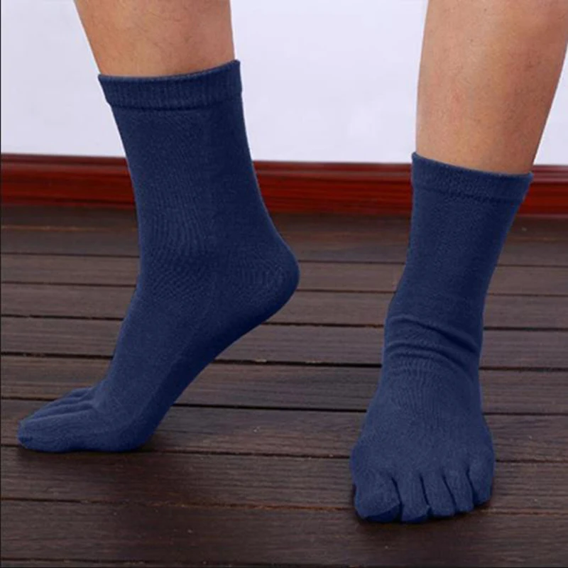 CXZD Лидер продаж, мягкие модные удобные мужские носки из бамбукового волокна, 1 пара, высокое качество, женские носки с пятью пальцами из чистого мягкого хлопка