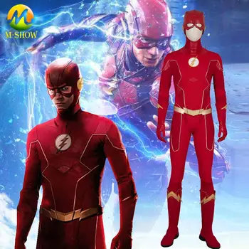 

The Flash Season 6 Cosplay Costume Superhero Barry Allen Cosplay Outfit Adult Halloween Party