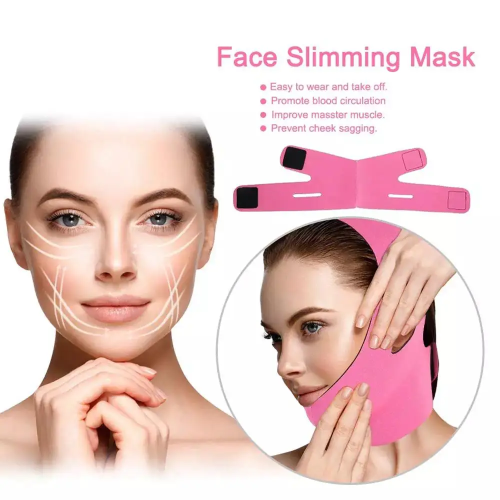 Thin Face Bandage Cheek Lift Up Create V Shapes Face Lifting Slimming Belt Anti Wrinkle Lifting Belt Facical Tool