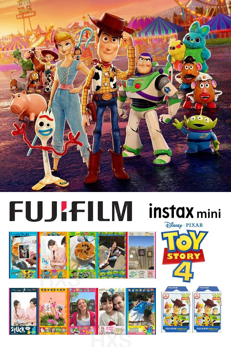 Подлинная Fujifilm Instax Mini 8 9 цветная фотобумага 10 шт. для Fuji 9 8 7s 50 90 25 70 Share SP-2 SP-1 Liplay мгновенная камера