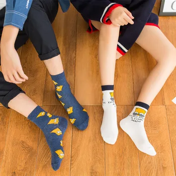 

Japanese Transparent Socks Sock 5Pair/Lot Cute Animal Print Korean Style Women Cat Socks