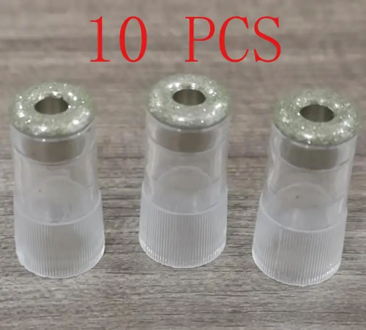 10pcs 10 шт. алмазные пилинг аксессуары запасные наконечники сменные головки для лица устройство красоты кожи алмазное удаление дермабразии - Цвет: 10pcs