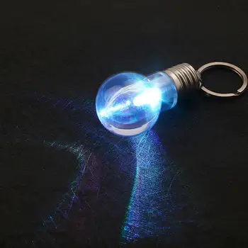

LED Portable Fashionable Novelty Light Bulb Key Ring Key Chain Ornament Lighting Fixture Party Supply Gifts Decoration