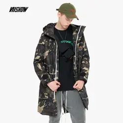 VIISHOW утка мужской пуховик брендовая зимняя куртка для мужчин Doudoune Homme 2018 новый с капюшоном мужская зимняя куртка пальто YCA312184