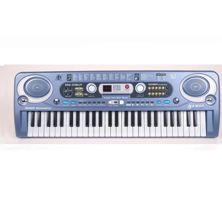 

Children Teaching Instrument Multi-functional Convenient Children Plastic 54 Key Electronic Keyboard Educational ENLIGHTEN Music