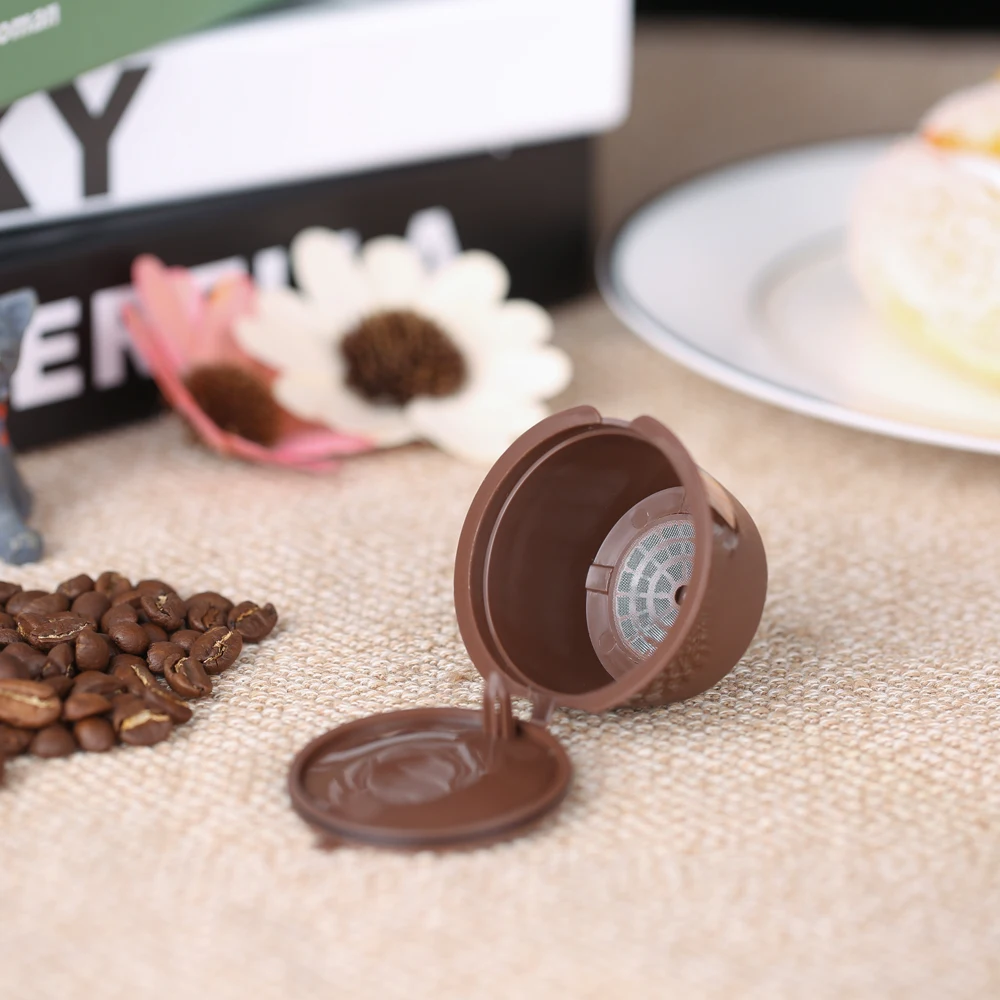 

3pcs Reusable Coffee Filter Refillable Dolce Coffee Filter Baskets Reusable Dolce Coffee Capsule Cafe Coffees Tool Accessories