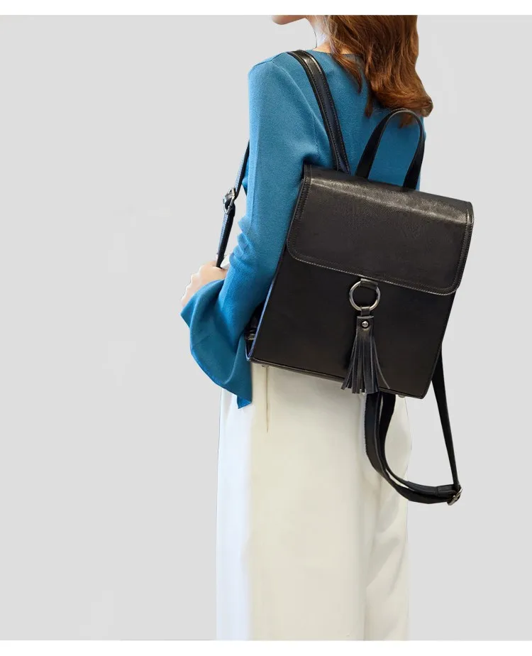 Рюкзак европейский и американский модный современный кожаный рюкзак mochila