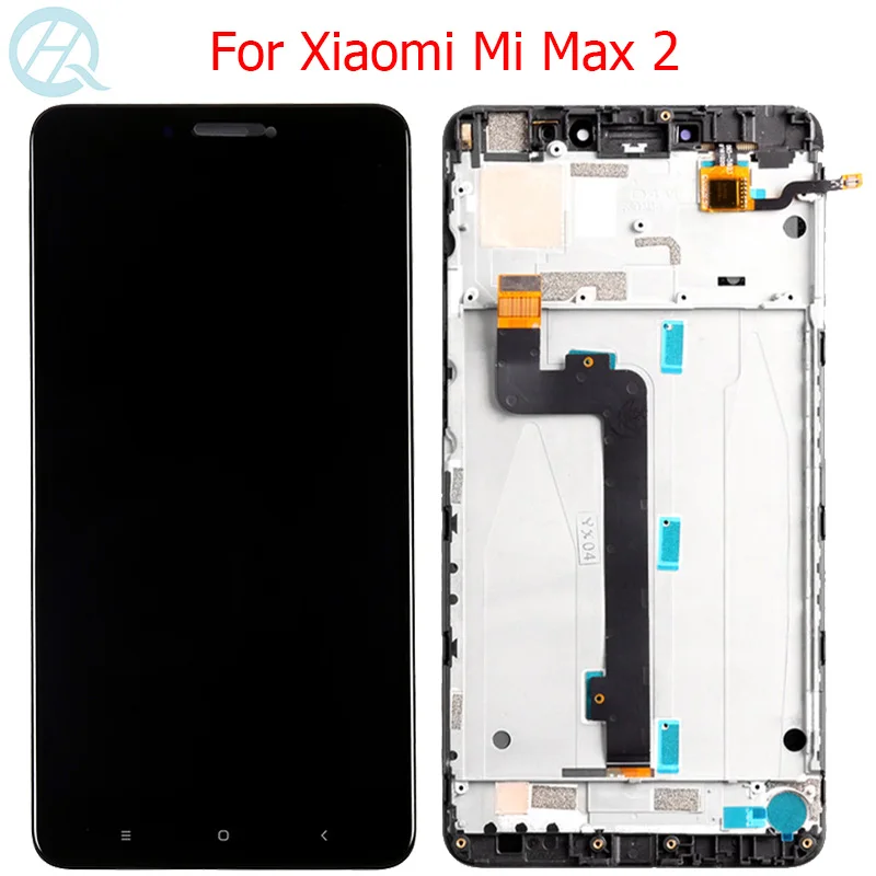 Оригинальный Mi Max 2 ЖК дисплей для Xiaomi с рамкой сенсорный экран дигитайзер стекло в сборе 6 44 &quotMi экран|Экраны