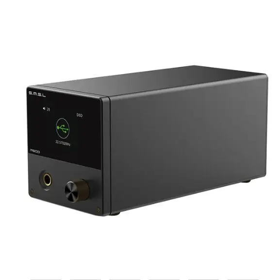 SMSL M500 гарнитура DAC AMP MQA ES9038PRO ES9311 XMOS XU-216 32 бит 768 кГц DSD512 Hi-Res аудио усилитель наушников DAC, предварительный заказ - Цвет: black