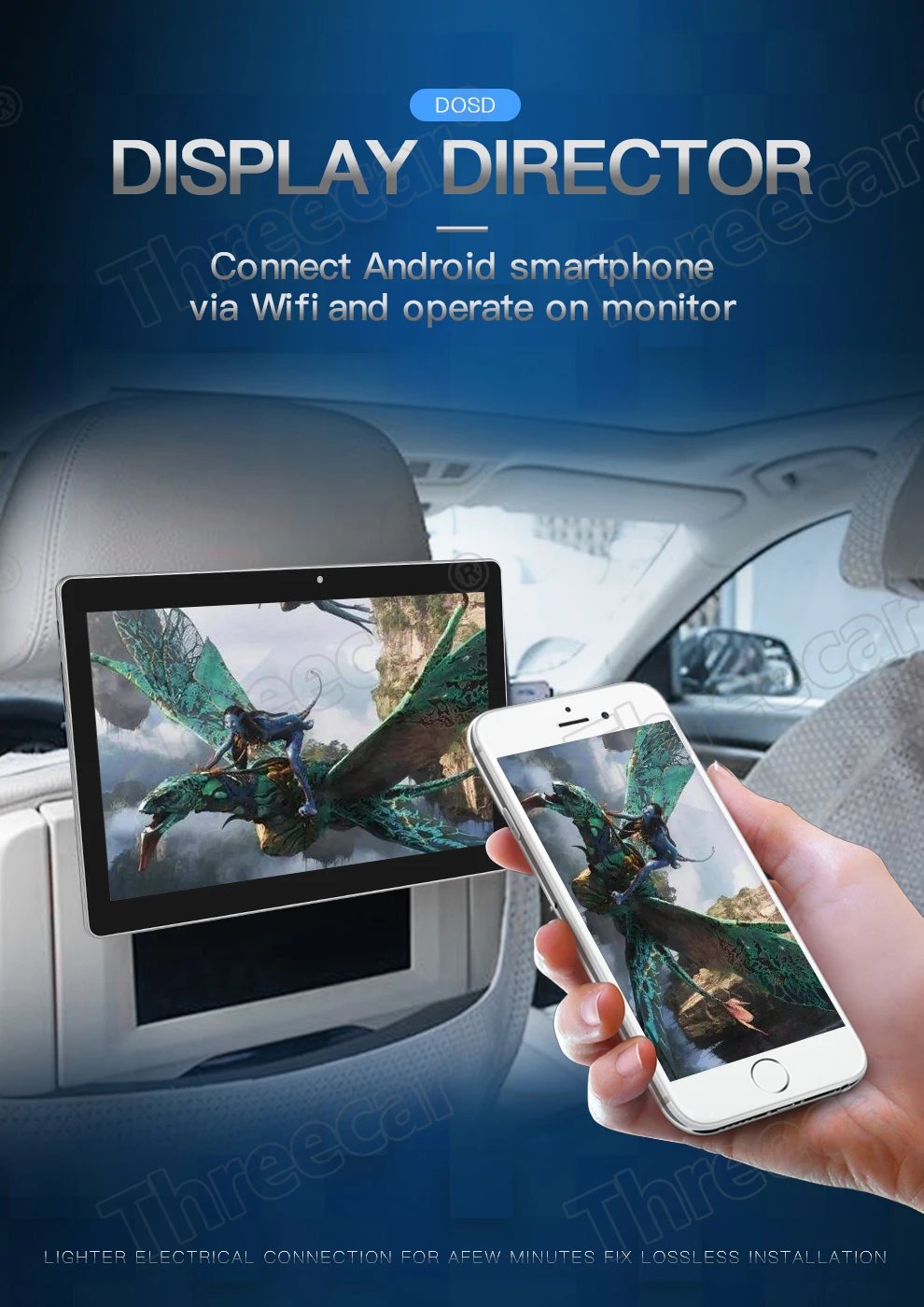 10,1 дюймов Android автомобильный подголовник монитор ОЗУ 2 Гб 1080P видео ips сенсорный экран 4G wifi/Bluetooth/USB/SD/FM MP5 видео плеер с DC