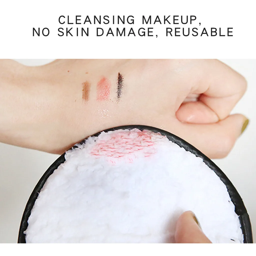 MAANGE Hot Makeup Remover towel Face Cleansing Cloth Pads Plush puff Fashion lazy double-sided microfiber makeup remover
