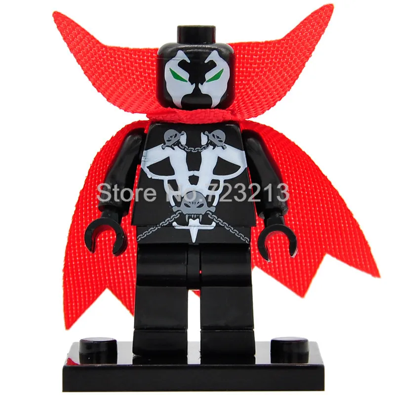 Одиночная фигурка супер героя Daken Angel Baron Zemo Spawn гриф Доктор Стрэндж шторм ночной гусеничный Psylocke строительные блоки игрушка - Цвет: Spawn