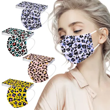 

10/50/40pc Masque jetable маски Fast delivery Máscara Headband Disposable Unisex Soft For Adults 3-Layer Masks Mascarillas