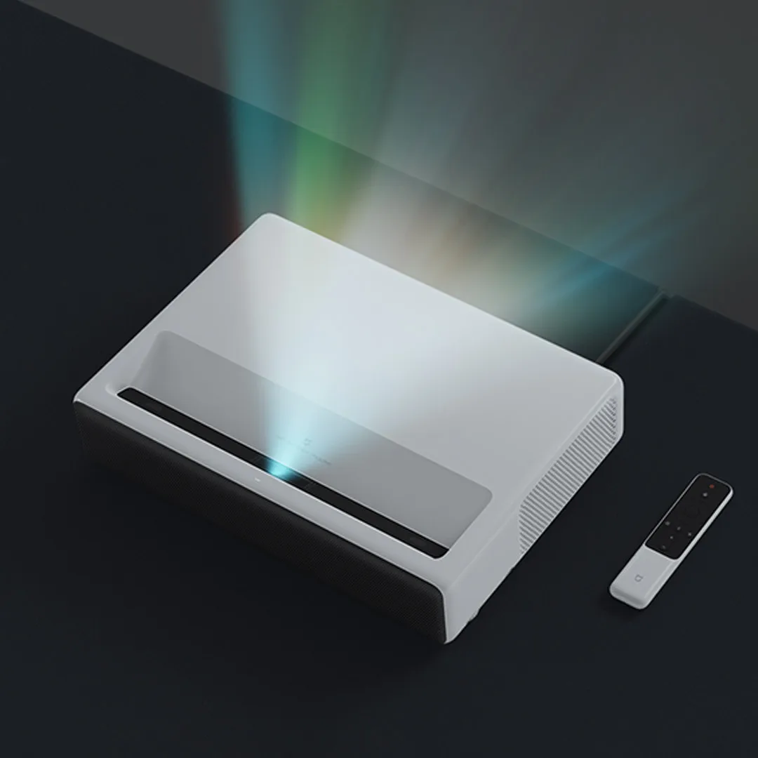 English Version Xiaomi Mijia Ultra Short Throw Laser Projector 150 inch 5000 ANSI 1080P 4K Android