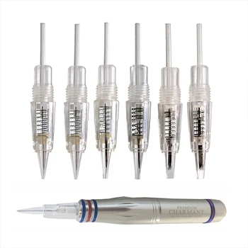 

100pcs Spiral Tattoo Needle Cartridge for Semi Permanent Makeup Microblading Pen Eyebrow Lips Makeup Machine Cartridge Needles