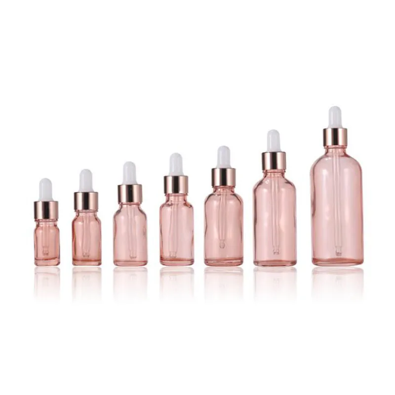 

10PCS/lot 5ml 10ml 15ml 20ml 30ml 50ml Glass Dropper Bottles Translucence Essential Oil Bottles With Glass Pipettes wholesale
