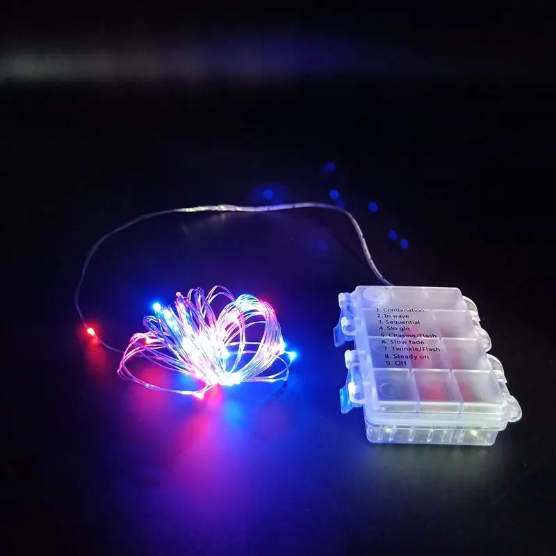 

10M LED Copper Wire Light String Waterproof SMD0603 10LED/M LED Light With Remote Timer Wedding Party Garden Indoor Decor