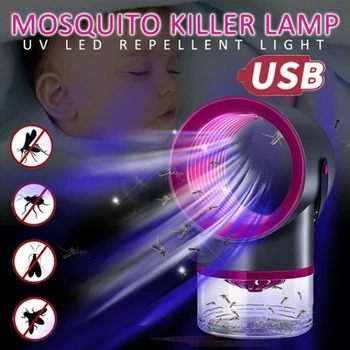 

LED Mosquito Killer Lamp Electric Mosquito Light Night Light USB Insect Killer Bug Zapper Trap Mosquito Electric Repellent Lamp