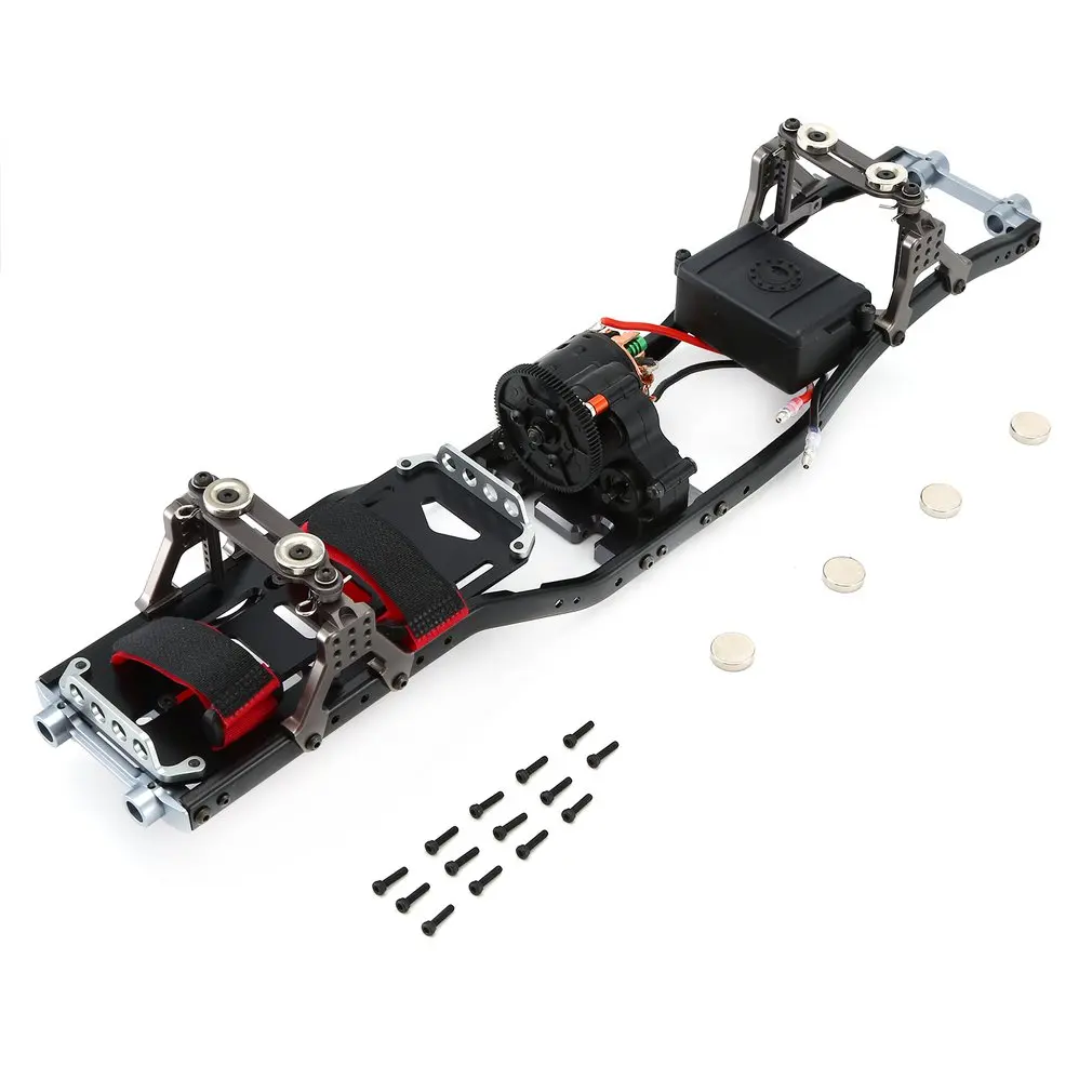 

3K RC Car Frame Carbon Fiber Metal Casting Chassis Beam Rock for RC Crawler Axial Scx10 Upgrade Parts