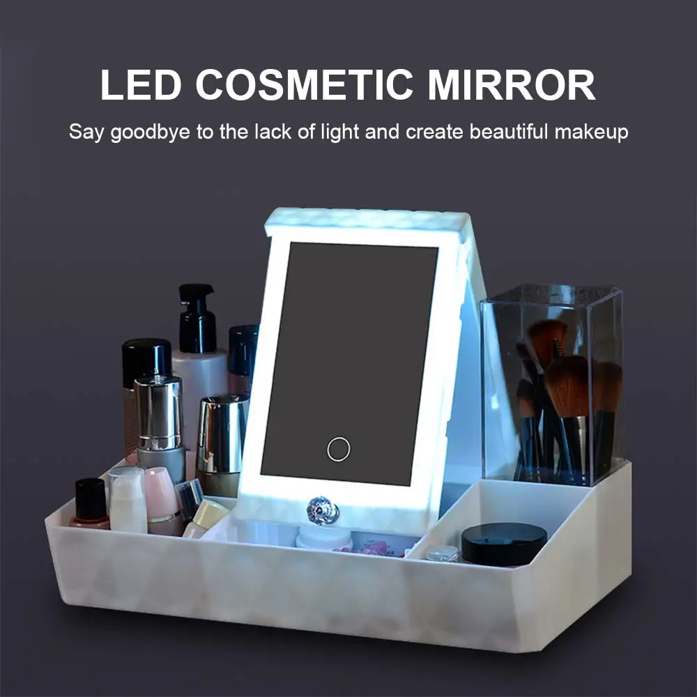 Светодиодный косметический зеркальный светильник 3 цветов дополнительный для