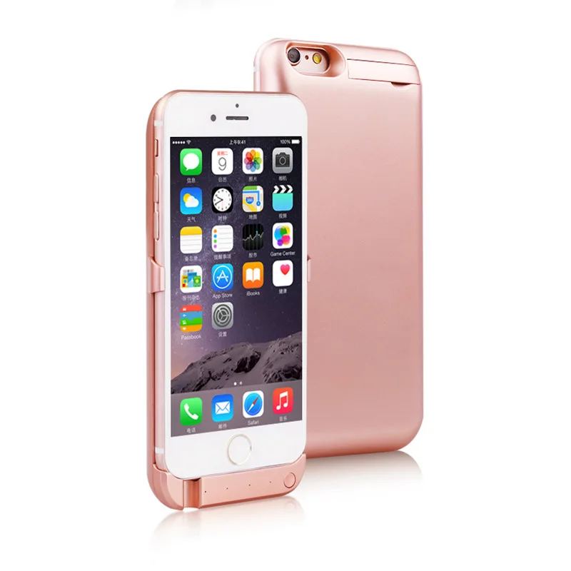 4200 мАч переносное запасное для аккумулятора зарядное устройство чехол для iPhone 5 5S SE Powerbank чехол-Аккумулятор Чехол для iPhone 5 S 5S SE - Цвет: Розовый