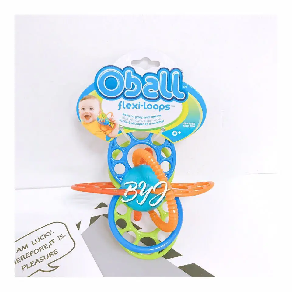 Oball Teether Ball Small Magic Teether Ball Baby CHILDREN'S Flexible Hand Ball