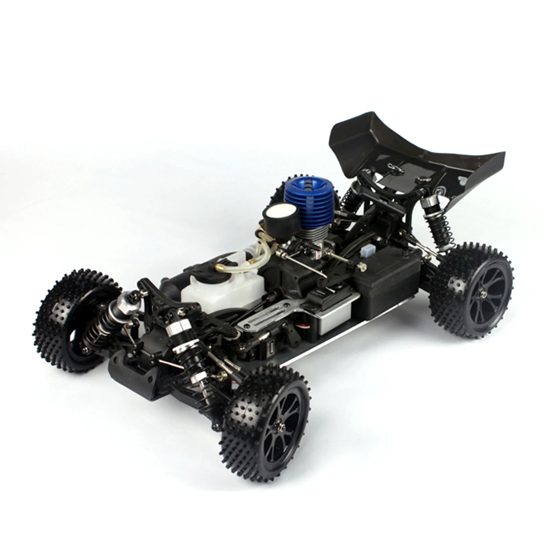 1:10 4WD Methanol Fuel Remote Control Off-Road Vehicle High Speed Model Car - Black