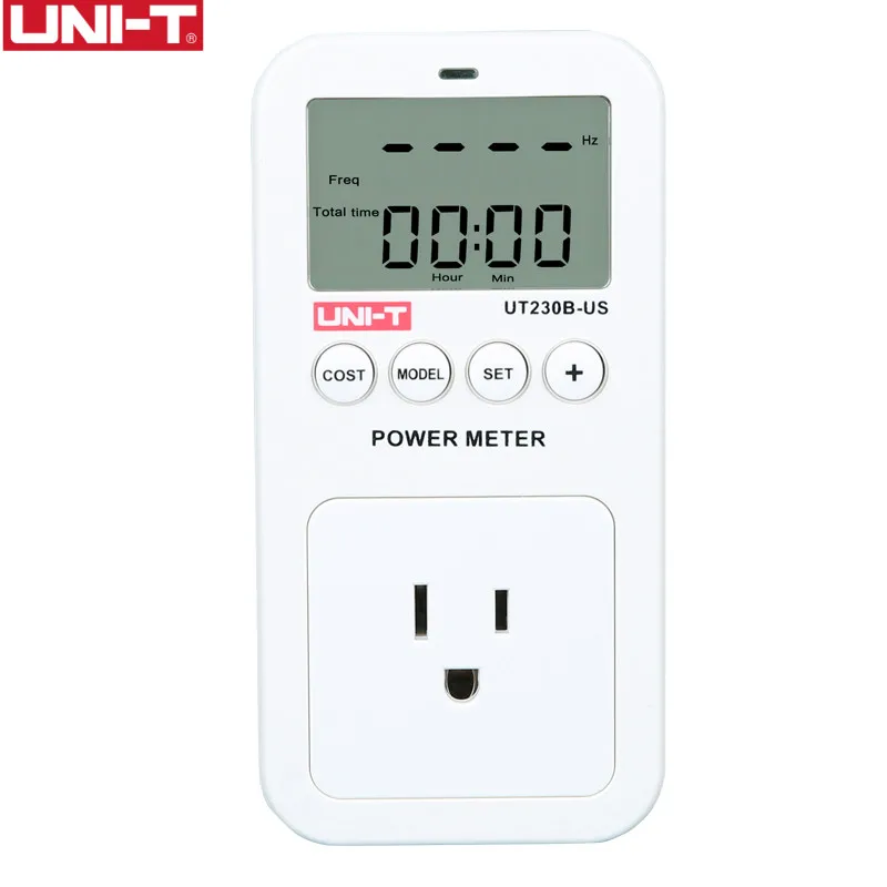 UNI-T-Digital Power Consumption Meter Socket, US Plug,